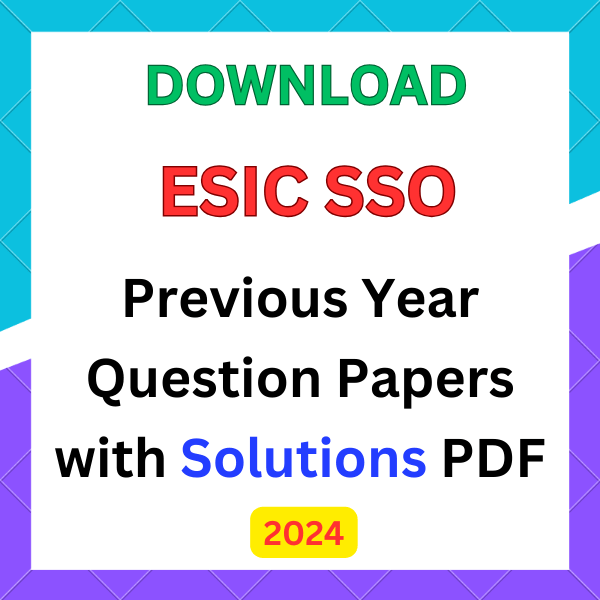esic sso question papers