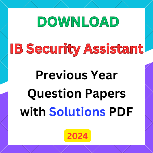 ib security assistant question papers