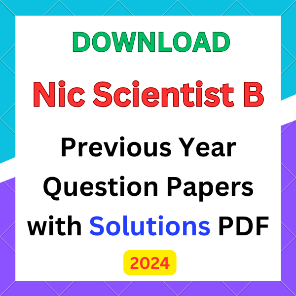 nic scientist b question papers