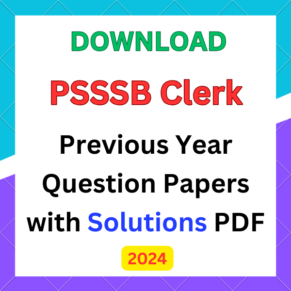 psssb clerk question papers