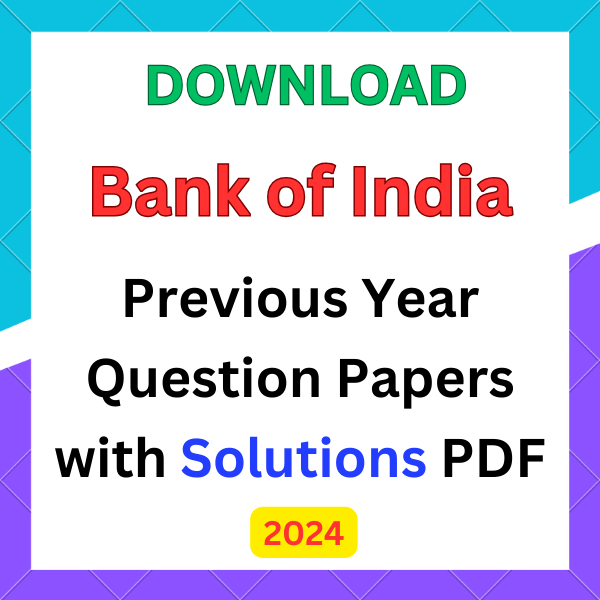 Bank of India Question Papers