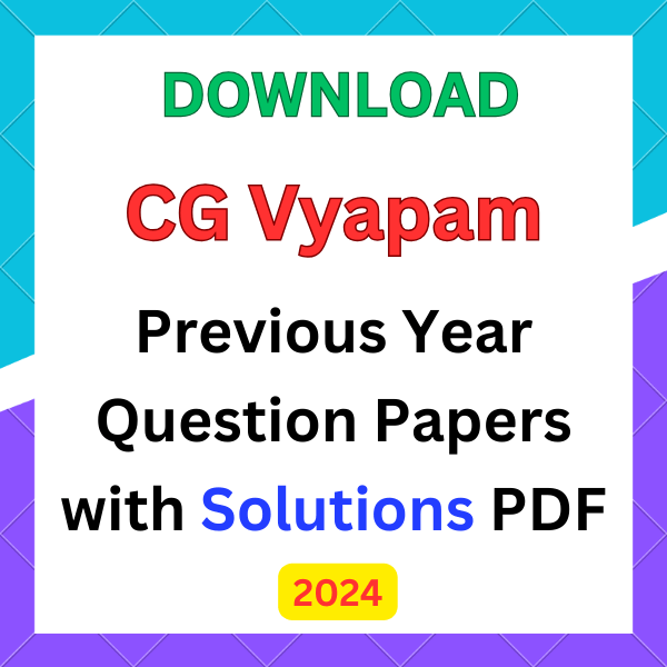 CG Vyapam Question Papers