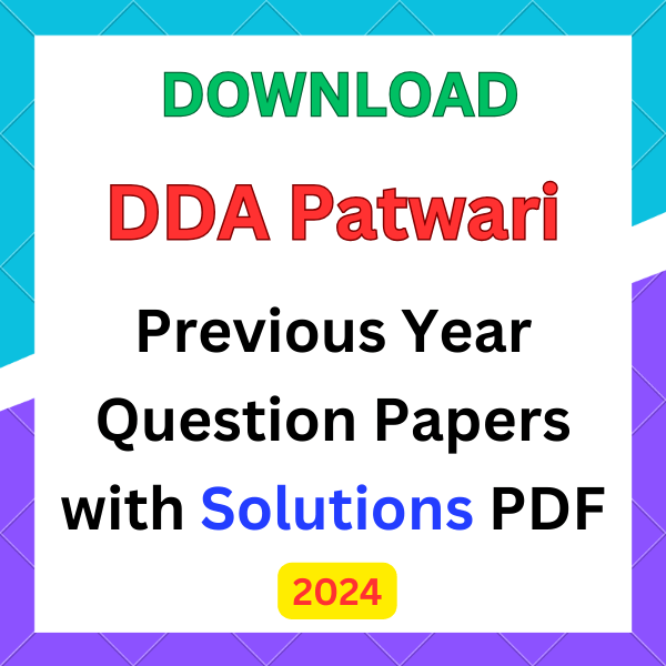 DDA Patwari Question Papers
