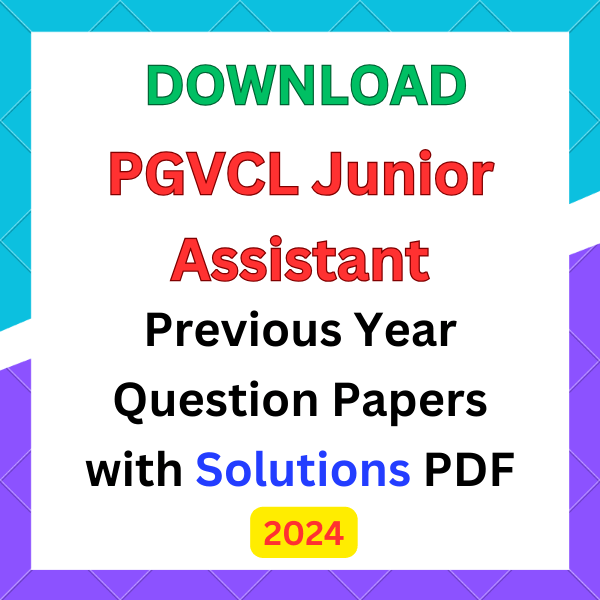 PGVCL Junior Assistant Question Papers