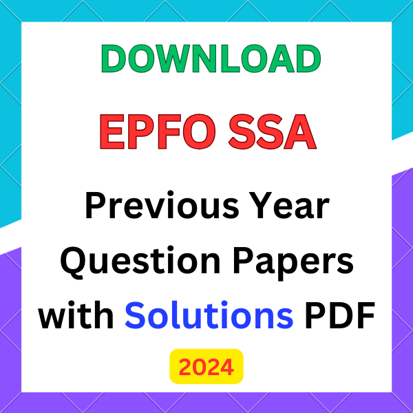EPFO SSA Question Papers