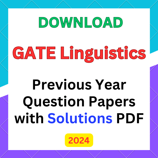 GATE Linguistics Question Papers