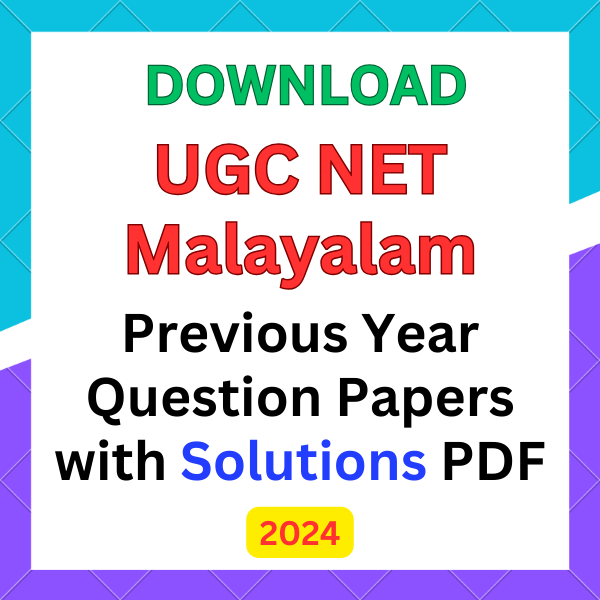 UGC NET Malayalam Question Papers